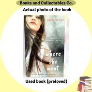 [Preloved] English Novel Where She Went by Gayle Forman