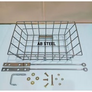 BICYCLE FRONT BASKET DOUBLE BASKET RACK BICYCLE FRONT BAG BICYCLE BASKET FRONT