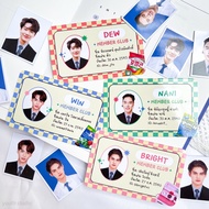 F4Thailand Card Photo Student Bright Win Dew Nani ID F4 Thailand