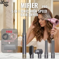 Mifier HD02 PRO 5 in 1 High Speed Hair Dryer Negative Ionic Blow Dryer Automatic Curling Air Curling