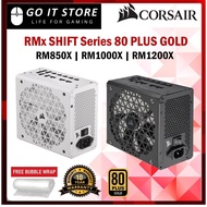 CORSAIR RM850X / RM1000X / RM1200x SHIFT 80PLUS GOLD FULL MODULAR ATX3.0 PCIE 5.0 850W / 1000W / 120