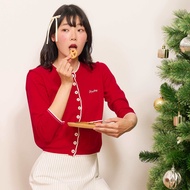 Healthy Planet Club-เสื้อคาร์ดิแกนนิตติ้ง Healthy cardigan organic cotton