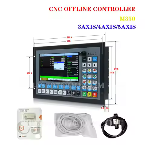 Offline CNC Controller System DDCS Expert M350 3/4/5 Axis 1MHz G-Code Stanalone Interface for CNC Dr