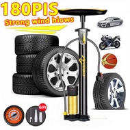 High Pressure Bicycle Pump tyre With Gauge 160 PSI Air Pump for Bike/Motorcycle/MTB/Car/Football/Bas