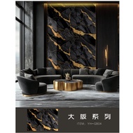120x300CM Marble Peel Foam & Stick Wallpaper | Elegant TV Wall Décor | Kertas Dinding Mozek | 木纹牆壁貼紙