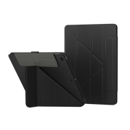 SwitchEasy魚骨牌 Origami iPad 7/8/9 10.2吋多角度支架折疊保護套(皮革內襯)/ 黑色