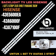 HISENSE 43 INCH LED TV BACKLIGHT 43E5600EA-43A6000F- 43A7100F HISENSE 43 INCH LED TV BACKLIGHT