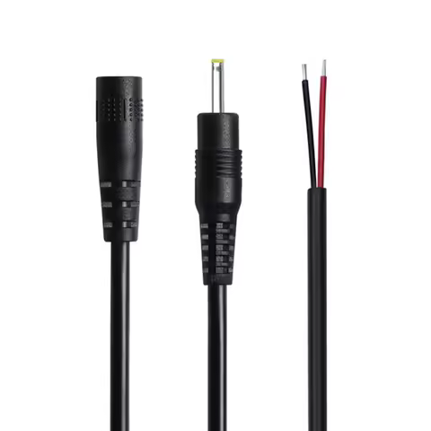 DC 2.5x0.7mm Male & Female Cable 2507 DC Power Plug Jack Pigtail Wire Connector Adapter for LED Stri