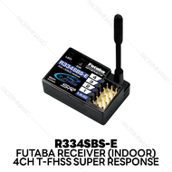 Futaba R334SBS-E 4-Channel Super Response T-FHSS Telemetry Receiver (Indoor Optimized)