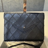 Chanel 外縫線皮夾/中夾