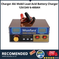 Charger Aki Mobil   Charger Aki Mobil terbaik  Charger Aki Mobil portable Charger Aki Mobil Lead Acid Battery Charger 12V/24V 6-400AH