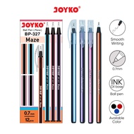 JOYKO Ball Pen BP-327 Maze 0.7 mm 1 Box 12 Pcs