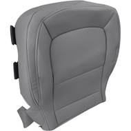 Driver Side Bottom Replacment Leather Seat Cover Gray Compatible with Chevy Colorado GMC Canyon 2015
