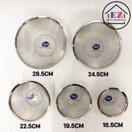 STAINLESS STEEL ROUND WIDE STRAINER TOFFI/ PENAPIS STAINLESS STEEL TOFFI