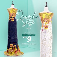 Kain Pasang Open Meter Q820 Kain Pasang Printed Murah Kain Ela Corak Terkini Bidang 46 Abstract Floral Songket [IDEYA]