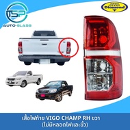 ไฟท้ายวีโก้แชมป์ TOYOTA HILUX VIGO CHAMP ยี่ห้อตราเพชร (DIAMOND) สีขาว-แดง