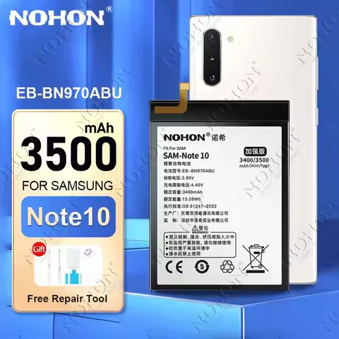NOHON EB-BN970ABU Battery for Samsung Galaxy Note 10 Note10+ SM-N970 N970W N970F SM-N975F/DS Phone R