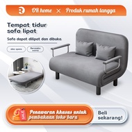 Sofa Lipat Bed Modern Minimalis 2in1 | Sofa Ruang Tamu Ikea Serbaguna, Multifungsi & Nyaman
