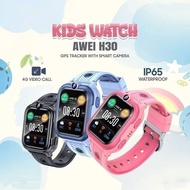 Awei H30 4G Kids Smartwatch | GPS | Video Call | SOS | IP67 Waterproof