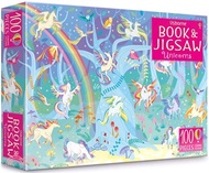 Unicorns (100片拼圖+1本知識小百科)(Usborne Book &amp; Jigsaw)