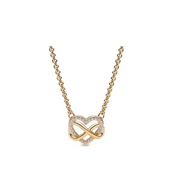 Golden Eternal Symbol Necklace