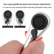 1/4 Quick Ratchet Wrench Bit Handle Mini Movable Head Multi-Function Double-Headed Two-Way Allegro-B