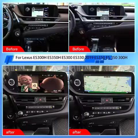 256GB Stereo Android 13 IPS Screen Car Radio For Lexus ES300H ES350H ES300 ES330 2019 ES350 ES 350 3