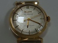 蒙城 W003 BULOVA 14K 30J 32mmX40mm 32g 機械自動 準確