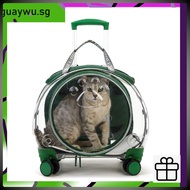 Stroller Portable Pet Detachable Pet Carrier Panoramic View Cat Stroller Breathable Cat Carrier Bag 