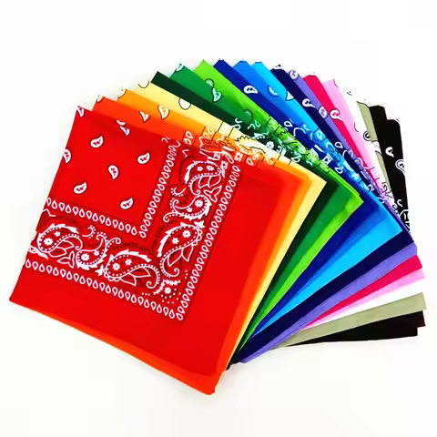 55cm*55cm Outdoor Sports Bandana Scarf Face Mask Riding Camping Cycling Headscarf Tube Wristband Pai