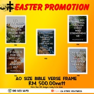 A0 Bible Verse Frame