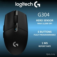 Logitech G304 Lightspeed Wireless Gaming Mouse 2.4G Wireless HERO Sensor 12000DPI Mice For Desktop P