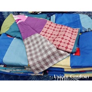 Selimut Tampal Single Kain Microfiber / Selimut Homemade Tradisional / 单人拼布百家被 / Blanket Patchwork