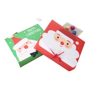 HIJAU Green Santa Face gift Box christmas Box christmas theme Large Hamper gift bag