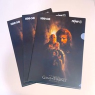 現貨3個。$8/1個 [全新] Game of Thrones 權力遊戲 NOW E A4 file 文件夾 folder **不包郵**