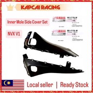 YAMAHA AEROX NVX 155 NVX155 V1 BODY SIDE COVER SET MOLE COVER SIDE 3 , 4 LEFT RIGHT SET INNER BELAKANG LOCAL &amp; ORIGINAL