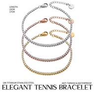 [SG] ELEGANT TENNIS BRACELET 2mm | BEST SELLER | STAINLESS STEEL | DAILY WEAR | KINDRED JEWELS