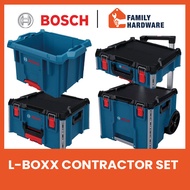 BOSCH L-BOXX Contractor Set Tool Box Set Tool Storage Bosch Tool Box Trolley Storage Crate