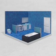場景袖珍屋 - Bathroom #001 - DIY 紙模型