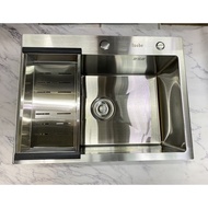 Kitchen sink INOBE 6045 stainless 304