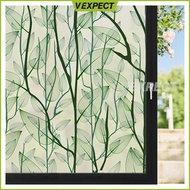 Privacy Window Film Sticker, Opaque Non-Adhesive Frosted Window Film, Decorative Glass Film