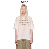 Acne Studios Summer New Style Chest 1996 Year Letter Logo Casual Men Women Same Style Short Sleeve T