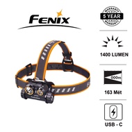 Fenix HM65R head torch, 1400lumen bright, 187m range, 18650 3400mAh battery, Type-C charging