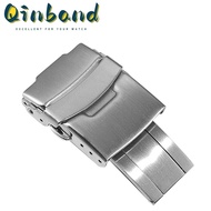 Stainless Steel Watch Band Soild Buckle for Seiko/Citizen Watch Buckle High Quality Stainless Steel Push Button Diver Clasp 18mm 20mm 22mm 24mm