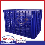 TOYOGO 85L Industrial Storage Basket (4908) Heavy Duty Plastic Stackable Factory Warehouse Crate Box