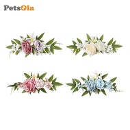 PETSOLA Wedding Decorations, Flowers, Aisle Bench, Flower Welcome Sign, Decoration, Flower for Stage