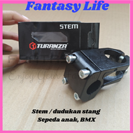 Fantasy Stem murah dudukan stang 222 mm fork oversize 286 mm sepeda anak BMX Stem Head Sepeda BMX Al