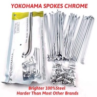 ¤❈Spoke Rim Lidi Yokohama Chrome 100% Original RXZ Y125ZR Y125Z Y100 SPORT Y110SS LC135 KRISS EX5 C70 WAVE YB100 DREAM