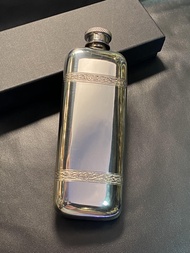 《英國製造》3安上下條酒壺  85ml hip flask