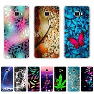A28-Painting Color theme soft CPU Silicone Printing Anti-fall Back CoverIphone For Samsung Galaxy c5/c5 pro/c7/c7 pro/c9 pro